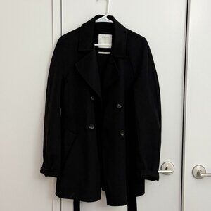 Sportmax Black Cashmere Coat